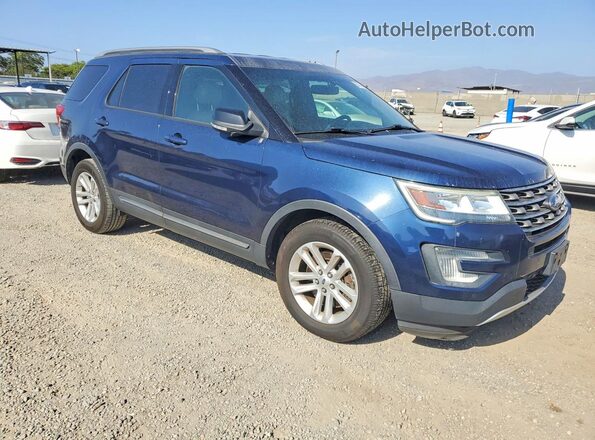 1FM5K7D81GGD28551 2016 FORD EXPLORER Blue Przód prawy