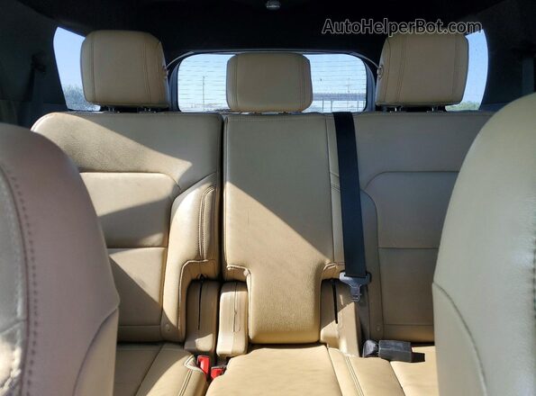 1FM5K7D81GGD28551 2016 FORD EXPLORER Blue Widok tylnych siedzeń