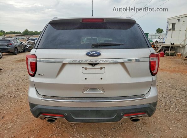 1FM5K7D81JGA67476 2018 FORD EXPLORER Silver Vista trasera