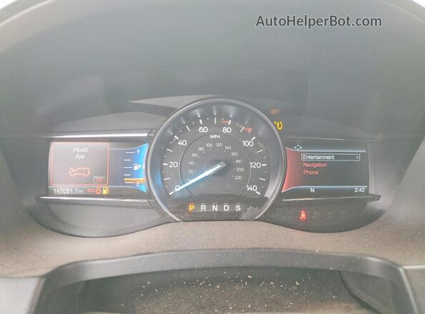 1FM5K7D81JGA67476 2018 FORD EXPLORER Silver Vista del cuadro de instrumentos