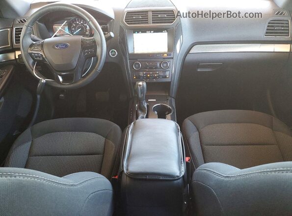 1FM5K7D81JGC00642 2018 FORD EXPLORER White Առջևի վահանակի տեսք