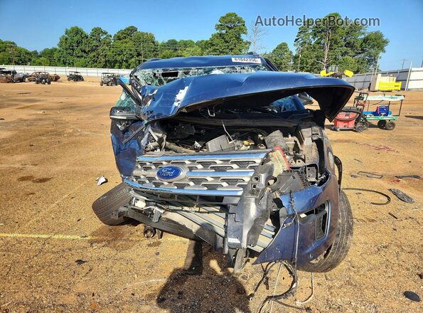 1FM5K7D81JGC05436 2018 FORD EXPLORER Blue Front view