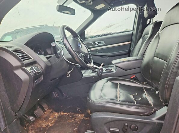 1FM5K7D81KGA39081 2019 FORD EXPLORER Red Widok wnętrza z przodu