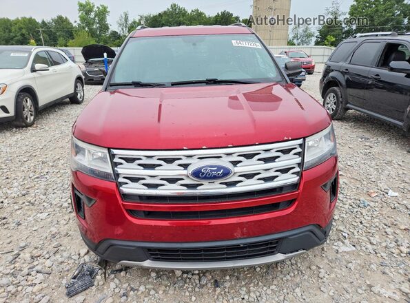 1FM5K7D81KGA39081 2019 FORD EXPLORER Red Widok z przodu