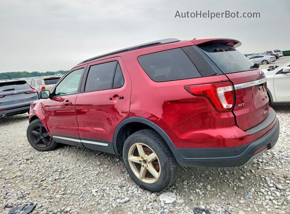 1FM5K7D81KGA39081 2019 FORD EXPLORER Red Tył lewy