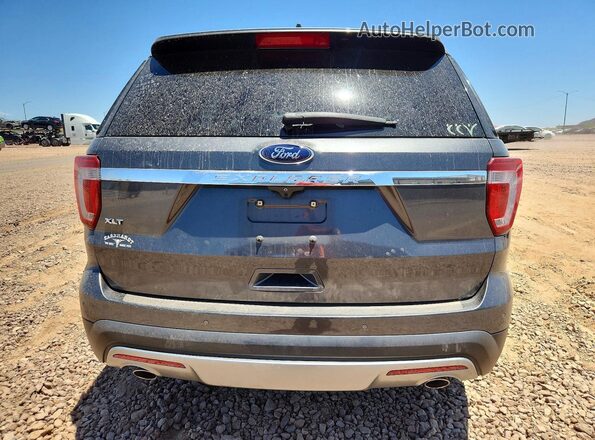 1FM5K7D82GGA70797 2016 FORD EXPLORER Gray Vista trasera