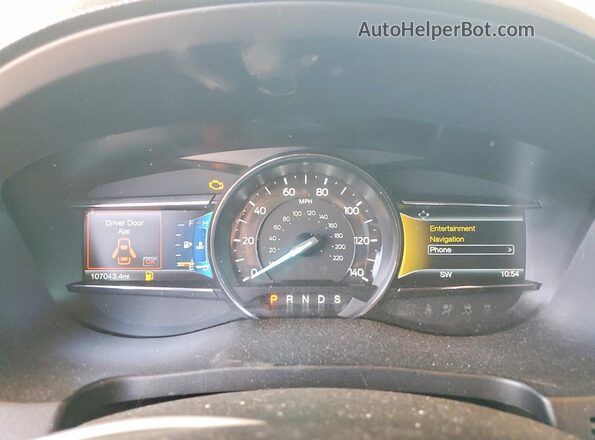 1FM5K7D82GGA70797 2016 FORD EXPLORER Gray Vista del cuadro de instrumentos