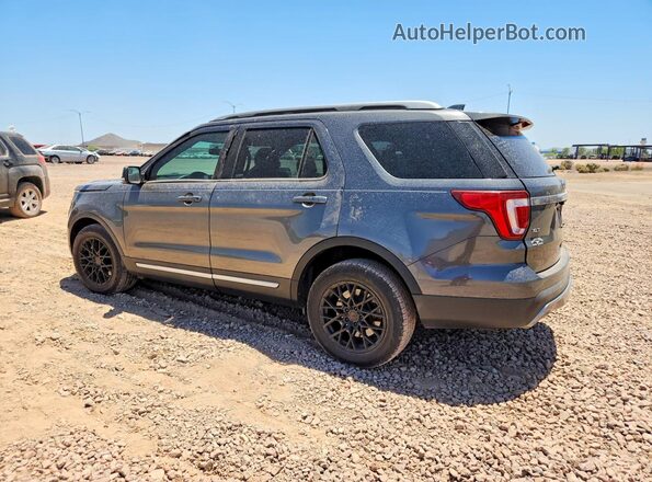 1FM5K7D82GGA70797 2016 FORD EXPLORER Gray Trasero izquierdo