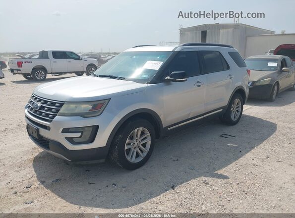 1FM5K7D82GGC57926 2016 FORD EXPLORER Silver წინა მარცხენა ხედი სამი მეოთხედიდან