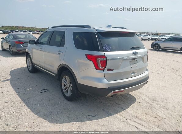 1FM5K7D82GGC57926 2016 FORD EXPLORER Silver უკანა მარცხენა