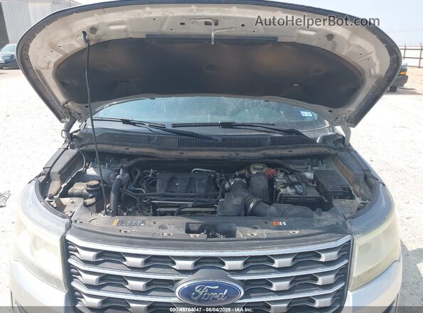 1FM5K7D82GGC57926 2016 FORD EXPLORER Silver უკანა ხედი
