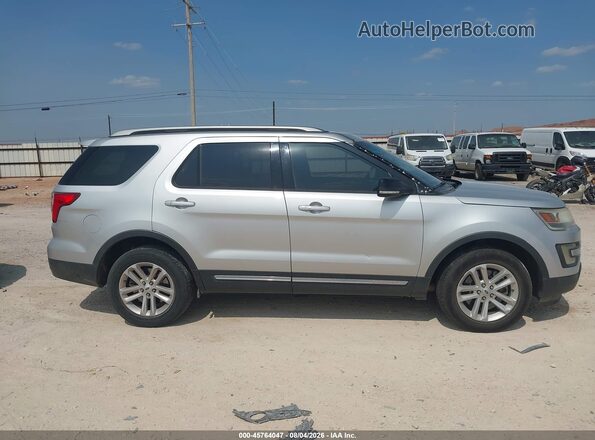 1FM5K7D82GGC57926 2016 FORD EXPLORER Silver უკანა სალონის ხედი