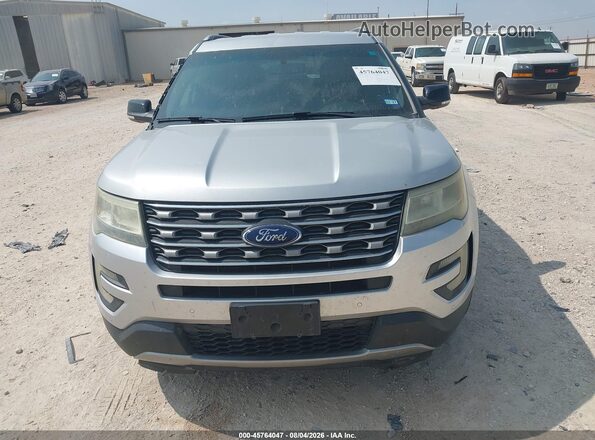 1FM5K7D82GGC57926 2016 FORD EXPLORER Silver ხელსაწყოთა პანელის ხედი