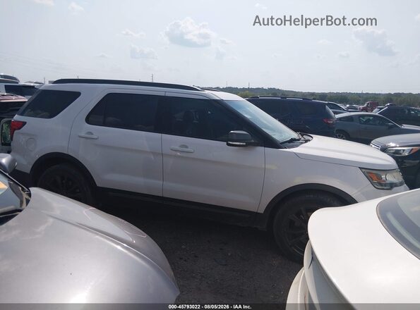 1FM5K7D82HGD12120 2017 FORD EXPLORER White 360 interior view