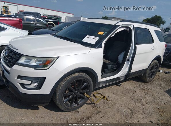1FM5K7D82HGD12120 2017 FORD EXPLORER White Front left
