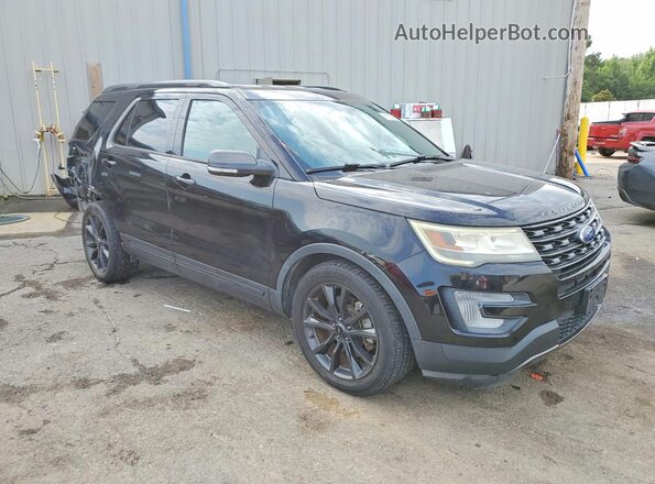 1FM5K7D82HGD40581 2017 FORD EXPLORER Black Передня права чверть