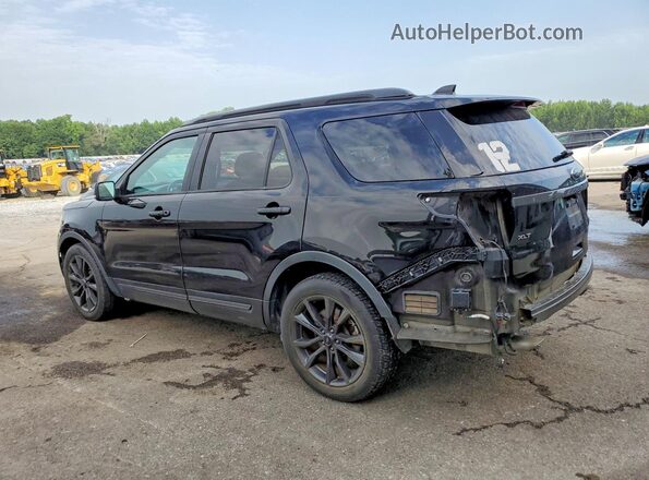 1FM5K7D82HGD40581 2017 FORD EXPLORER Black Задня ліва чверть