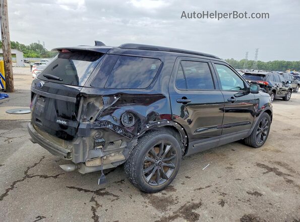 1FM5K7D82HGD40581 2017 FORD EXPLORER Black Задня права чверть