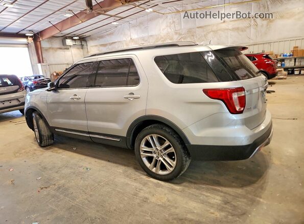 1FM5K7D82HGD81065 2017 FORD EXPLORER Silver Trasero derecho