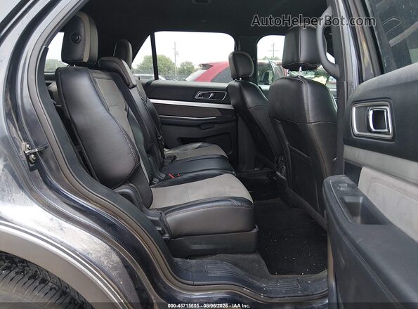 1FM5K7D82HGD84015 2017 FORD EXPLORER Black VIN კოდის სტიკერის ხედი
