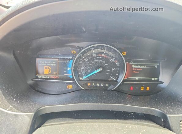 1FM5K7D82HGD95791 2017 FORD EXPLORER Красный Вид щитка приборов