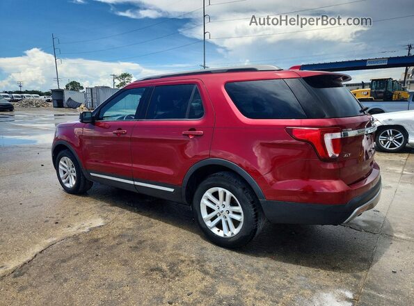 1FM5K7D82HGD95791 2017 FORD EXPLORER Красный Задняя левая четверть