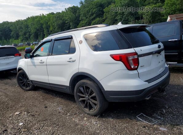 1FM5K7D82JGA96906 2018 FORD EXPLORER White Trasero izquierdo