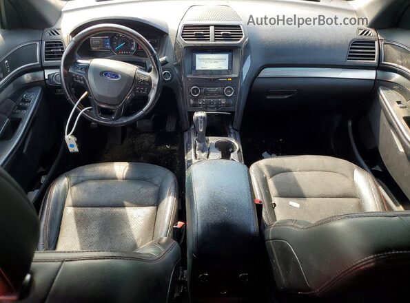 1FM5K7D82JGA96906 2018 FORD EXPLORER White Vista del salpicadero