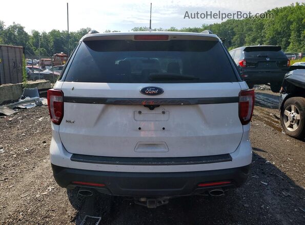1FM5K7D82JGA96906 2018 FORD EXPLORER White Vista trasera