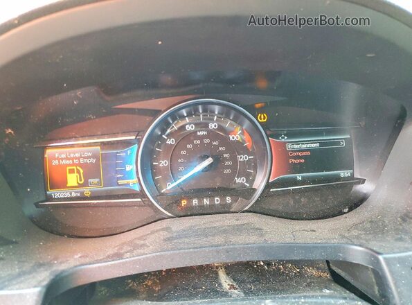 1FM5K7D82JGA96906 2018 FORD EXPLORER White Vista del cuadro de instrumentos