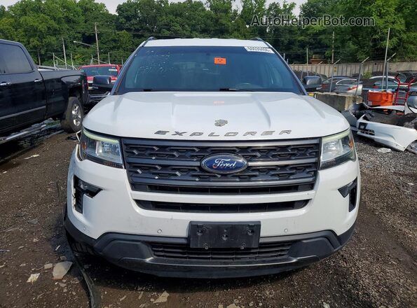 1FM5K7D82JGA96906 2018 FORD EXPLORER White Vista frontal