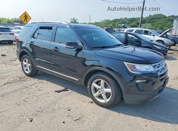 1FM5K7D82JGC91260 2018 FORD EXPLORER Black წინა მარჯვენა