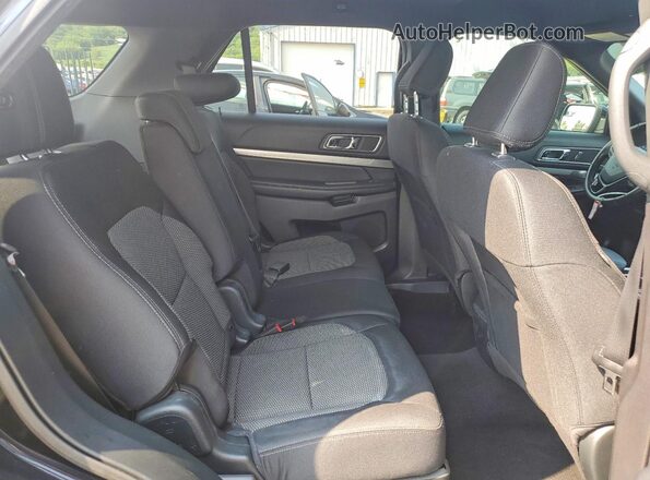 1FM5K7D82JGC91260 2018 FORD EXPLORER Black უკანა სალონის ხედი