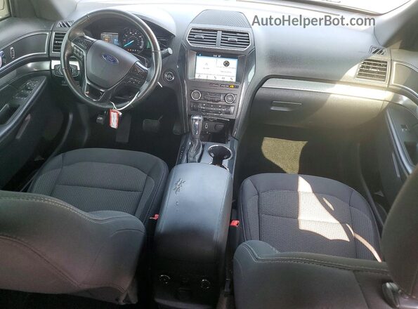 1FM5K7D82JGC91260 2018 FORD EXPLORER Black წინა პანელის ხედი