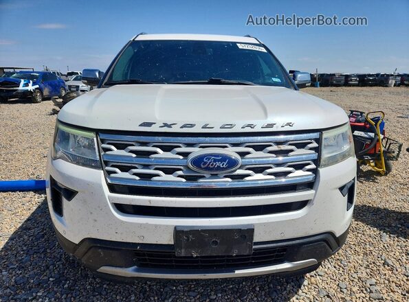 1FM5K7D82KGA08003 2019 FORD EXPLORER White წინა ხედი