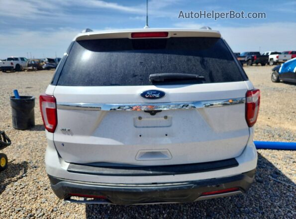 1FM5K7D82KGA08003 2019 FORD EXPLORER White უკანა ხედი