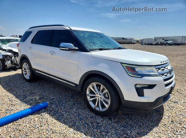 1FM5K7D82KGA08003 2019 FORD EXPLORER White წინა მარჯვენა