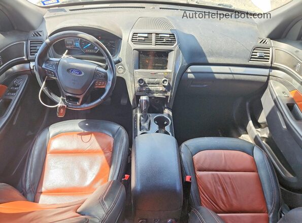 1FM5K7D82KGA08003 2019 FORD EXPLORER White წინა პანელის ხედი