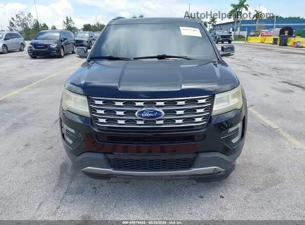 1FM5K7D83HGD49757 2017 FORD EXPLORER Черный Вид щитка приборов