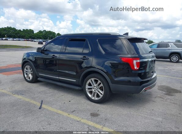 1FM5K7D83HGD49757 2017 FORD EXPLORER Черный Задняя левая четверть