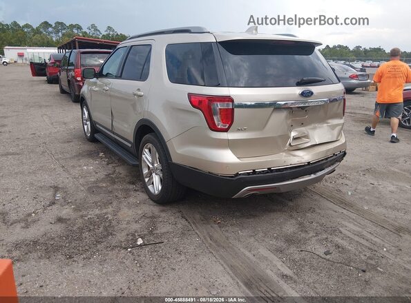 1FM5K7D83HGD79714 2017 FORD EXPLORER Beige Հետևի ձախ