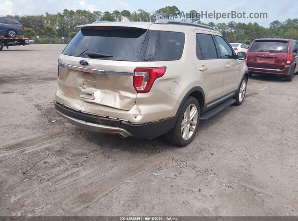 1FM5K7D83HGD79714 2017 FORD EXPLORER Beige Հետևի աջ
