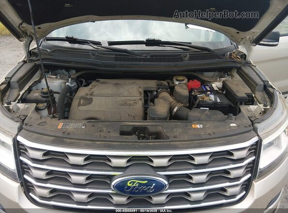 1FM5K7D83HGD79714 2017 FORD EXPLORER Beige Հետևի տեսք