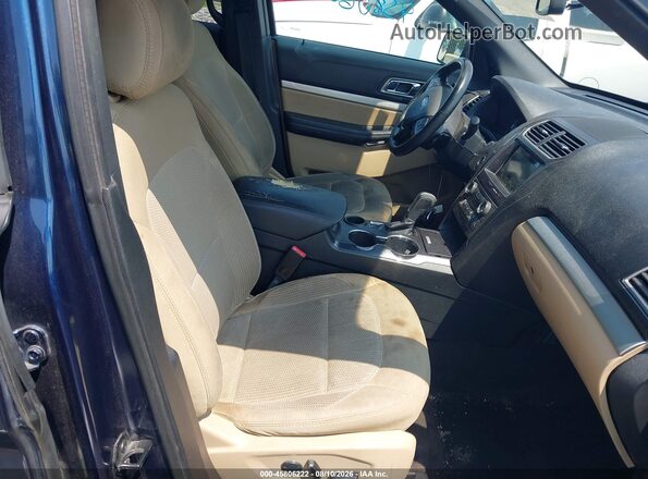 1FM5K7D83HGE01873 2017 FORD EXPLORER Navy Front interior view