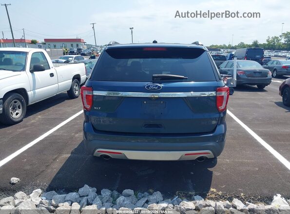 1FM5K7D83HGE01873 2017 FORD EXPLORER Navy 