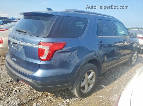 1FM5K7D83JGC47316 2018 FORD EXPLORER Blue Հետևի աջ