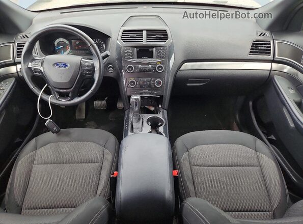 1FM5K7D83JGC47316 2018 FORD EXPLORER Blue Առջևի վահանակի տեսք