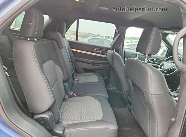 1FM5K7D83JGC47316 2018 FORD EXPLORER Blue Սալոնի հետևի տեսք