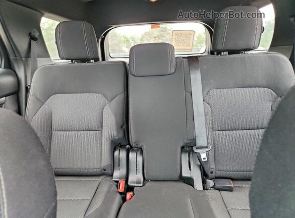 1FM5K7D83JGC47316 2018 FORD EXPLORER Blue Հետևի նստատեղերի տեսք