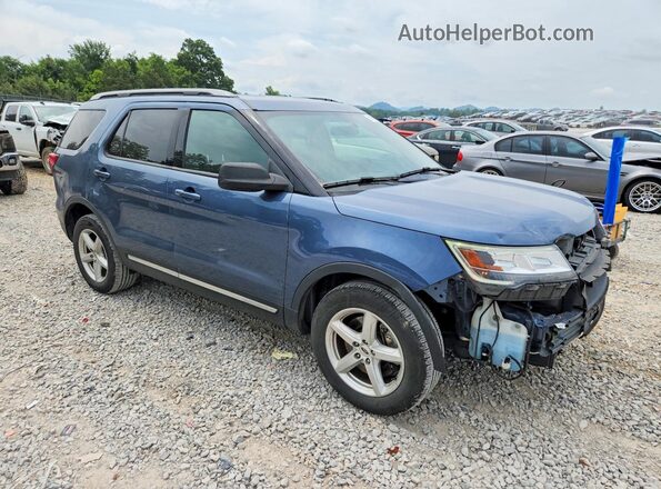1FM5K7D83JGC47316 2018 FORD EXPLORER Blue Առջևի աջ